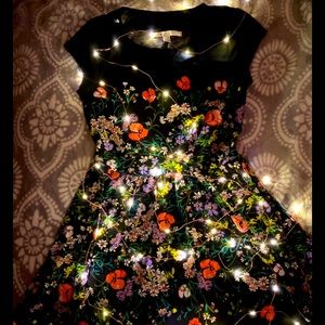 Black Floral Dress